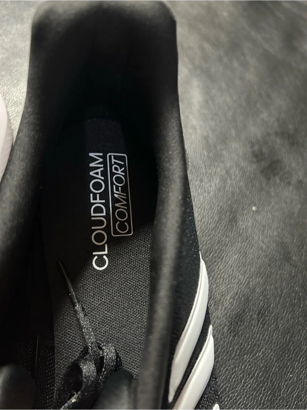 adidas Black and White Running Sneakers